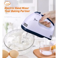 【SG Seller】Automatic Handheld Mixer Electric Baking Kitchen Cake Cream Food Cooking Tools Egg Beater Food Blender