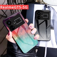 For Realme GT5 GT Neo5 SE Neo5SE GT3 5G 2024 Phone Case Starry RealmeGT5 RealmeGT GTNeo5 Neo 5 Sky Glass Shockproof Fashion Casing Shock Fall Protection Tempered Glass Back Cover