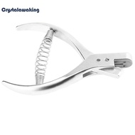 Metal Handheld Slot Puncher ID Card Photo Badge Hole Label Punching Tool