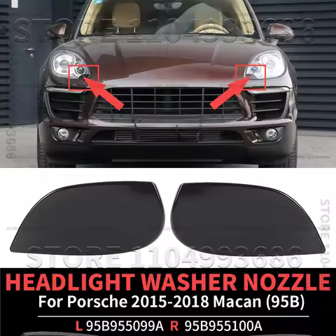 For 2015-2018 Porsche Macan (95B) Headlight Washer Nozzle Holder OEM 95B955099A 95B955100A 95B-955-0