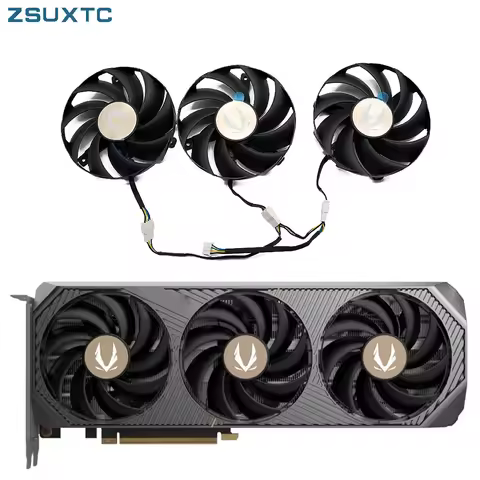 90MM TF90S12H-15DAA 0.60A RTX5070 GPU fan for ZOTAC GAMING GeForce RTX 5070 SOLID OC