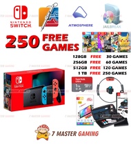 Nintendo Switch OLED / V2 Jailbreak - Atmosphere System with Games - Can Self Select Game - 1TB 250