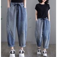 G17 freesize big size jeans 50-95kg, designed with personality, youthful baggy form, easy to coordin