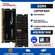 【only work on Intel CPU】Kingston HyperX Laptop Ram DDR4 16GB 8GB 4GB 2133MHz 2400MHz 2666MHz 3200MHz
