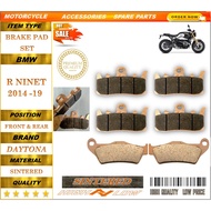 BMW R NINE T R1200 14-19 BRAKE PADS SINTERED STREET BIKE LONG LASTING QUALITY