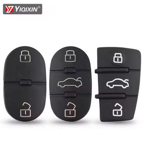 YIQIXIN 2/3 Button Remote Car Key Shell Cover Case Repair Pads For Audi A3 A4 A5 A6 A8 A2 B6 Q3 Q5 Q