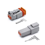 Car connector DT06-2S waterproof connector DT04-2P male and female docking harness plug