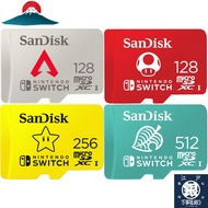 SanDisk micro SD Card XC (128GB, 256GB, 512GB) UHS-I Card for Nintendo Switch