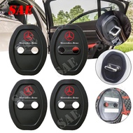 【Ready Stock】4pcs Benz Logo Silicone Car Door Shock-absorbing Shock Proof Pads Door Buffer Damper Sh