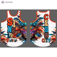 SINULOG tanktop RED mask sinulog festival t shirt