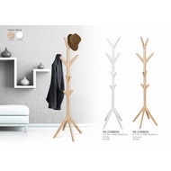 Solid Rubber Wood Coat Stand / Coat Rack / Coat Hanger
