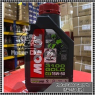 100%Original 4T Motul 3100 Gold 15W-50 (1L) Minyak Hitam Motorcycle Engine Oil {Ready Stock}