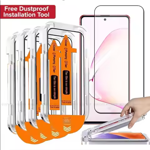 1/2/3/4PCS For Samsung Note 10 Lite Glass Samsung Note 10 Lite Tempered Glass 9H Protective Dust Fre