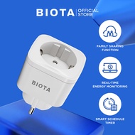 BIOTA Smart Plug - Colokan Portabel Watt Meter Wi-Fi Wireless