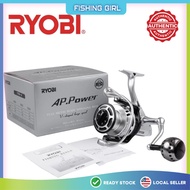 RYOBI AP POWER II JIGGING &amp; SPINNING REEL 3000,4000,5000,8000 🔥Ready Stock🔥 100% Original🔥