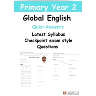 SC.122🌟Primary Year 2🌟Global English Quizz+Answers