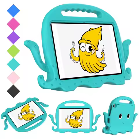 Octopuses EVA Kids Case For Amazon Fire HD7(2019) (2017) (2015) Kindle Fire HD8Fire HD8 PLUS 2020 20