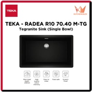 TEKA R10 70.40 M-TG 2-in-1 installation RADEA Series Sink with Single bowl (Black) / Granite Sinki