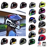 JomBeliLah SPR Motorcycle Helmet Full Face Helmet Topi Keledar Motosikal Racing Topi/ veno Design