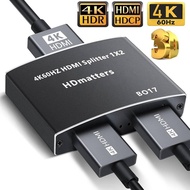 HDMI Splitter 4K 60Hz/30Hz Splitter HDMI 2.0 adaptador 4K HDMI video splitter Switch HDMI Distributo