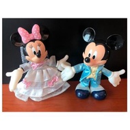 日本 Sega Prize 景品 Mickey and Minnie 米奇米妮 PVC 結婚 公仔 一對 (保證日版)