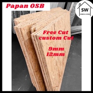 Papan OSB board 9mm 12mm custom cut size osb board  papan Pallet kayu wood percuma potong free cut chat us sila pm kita