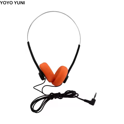 Personality Over Ear Underwire Headphone Vintage 3.5mm Retro Feelings Headphone 80s 90s Wired Music 