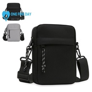 【in Stock】messenger Sling Bags For Men Casual Canvas Small Zipper Crossbody Pouch Simple Small R0o4