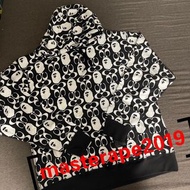 BAPE A BATHING APE x COACH monogram pullover hoodie parka black white 黑白 連帽衛衣 帽衫