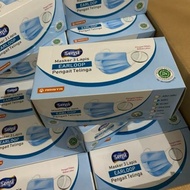 Promo Buosss Sensi Masker 3Ply Earloop / Masker Medis 3 Ply 1 Box 40