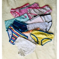 Bundle branded kids panty kids underwear 12pcs for girls 8-10 ukay bale