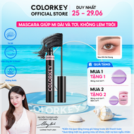 Mascara COLORKEY Hỗ Trợ Giúp Mi Dài Và Tơi Tạo Cảm Giác Tự Nhiên Nhanh Khô Không Lem Trôi 4.5g