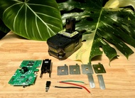 Vỏ Mạch Ryobi 18V 5S 2P Pin Lion Nhận Sạc Zin. ( Full kẽm)