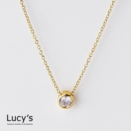 Lucy's 925 Sterling Silver Xuecan (Gold White) Necklace (65461) 925 Silver Necklace Silver Necklace