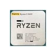 Ryzen 5 5600 R5 5600 3.5 GHz Six-Core Twelve-Thread CPU Processor 7NM L3=32M 100-000000927 Socket AM