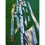 Striping Sticker Jupiter Z1 transparent RC gold