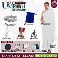 🔥 HOT ITEMS 🔥 STARTER KIT | BUY 6 GET 10 | SET UMRAH HAJI KAIN IHRAM COTTON LELAKI