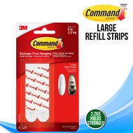 3M Command 17023P Large 6pcs Refill Strip Replacement Replace Strips Double Tape 17023 3m hook 3m co