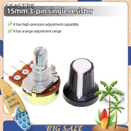 5Set WH148 Linear Taper Rotary Potentiometer Resistor 15mm 3 Pin 1K 2K 5K 10K 20K 50K Ohm 100K 250K 