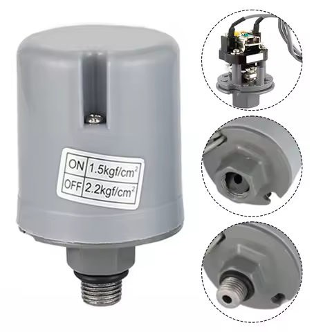 1PC 220 V Automatic Water Pump Pressure Switch 3/8 1/2 Mechanical External Thread Pressure Controlle