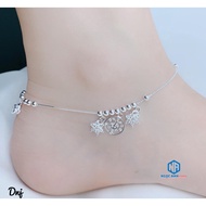Silver anklet. snowflake anklet. Silver_Ngoc Anh