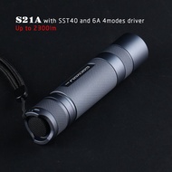 Original Convoy S21A Flashlight with luminus sst40 LED 2300lm Outdoor Camping Hunting Torch