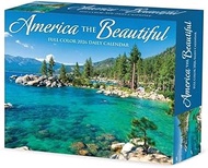 Willow Creek Press America the Beautiful 2026 Daily Box Calendar – 365 Day Desk Calendar with U.S. L
