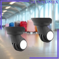 [Sunnimix] Luggage Replacement Wheels Luggage Casters Durable Lightweight Luggage Accessories Trunk Wheels Suitcase Wheels for Luggage