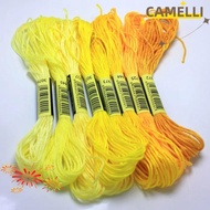 CAMELLI5Q Embroidery Thread, Craft Unique Cross  Thread, 24 Pieces /8 Meters /6 Strands Polyester Co