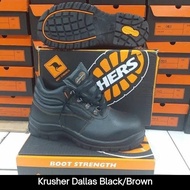 Krusher Dallas Safety Shoes Black Safety Shoes Krushers Dallas Brown