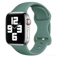 [HOT JUXXKWIHGWH 514] วงซิลิโคนอ่อนนุ่มสำหรับ Apple Watch 7 6 5 4 3 2 1 38มิลลิเมตร42มิลลิเมตรยางสายนาฬิกาข้อมือสายรัดสำหรับ IWatch 7 6 SE 41มิลลิเมตร45มิลลิเมตร40มิลลิเมตร44มิลลิเมตร