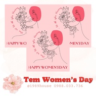 TWD06 48 Women's Day October 20, March 8 stamps for gift boxes/pet cans/bottles/bags