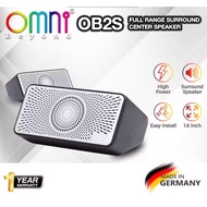 OMNI BEYOND OB2S 1.6 Inch Full Range Surround Center Speaker 1.6" Tweeter Dashboard Car Audio