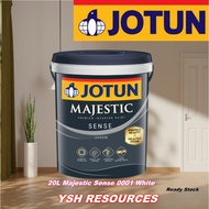 20L Jotun Majestic Sense - 0001 White / Interior Wall Paint / Cat Dinding / SHEEN